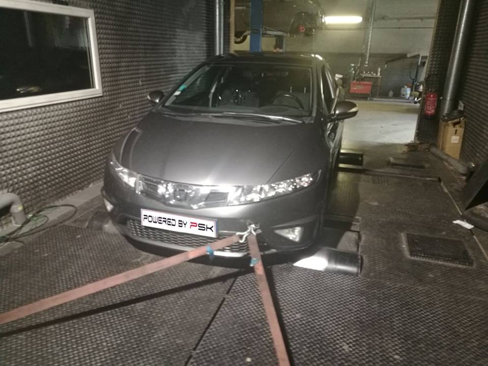 honda by psk on dyno